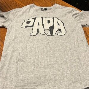 MAD Engine Gray 'PAPA' Graphic Tee